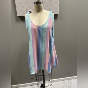 Buddy Love- mini striped dress s e96-4